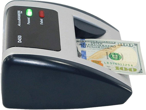 Imagen 2 de 2 de Detector De Billetes Falsos Usd Accubanker D450