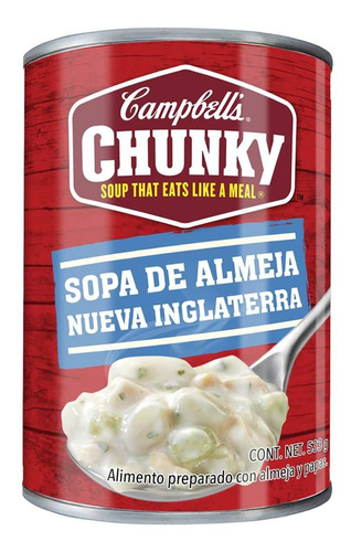 Crema Campbell's Chunky Almeja 533g
