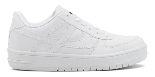 Tenis Panam Skate Moda Choclo Blanco Suela Meztli  17-29