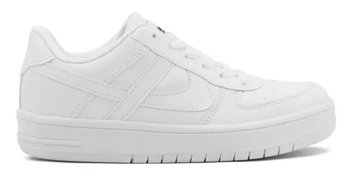 comprar Tenis Panam Skate Moda Choclo Blanco Suela Meztli  17-29