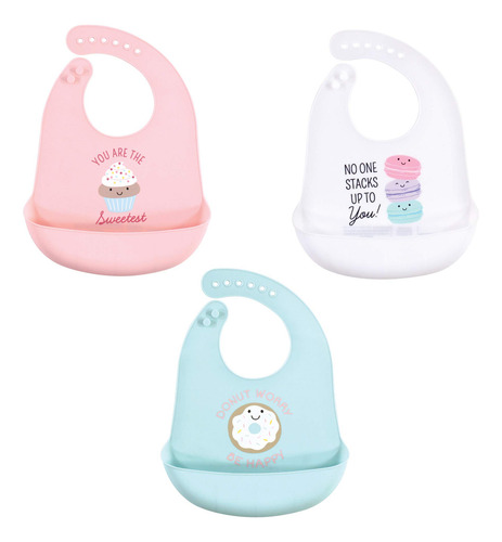 Baberos De Silicona Para Bebes