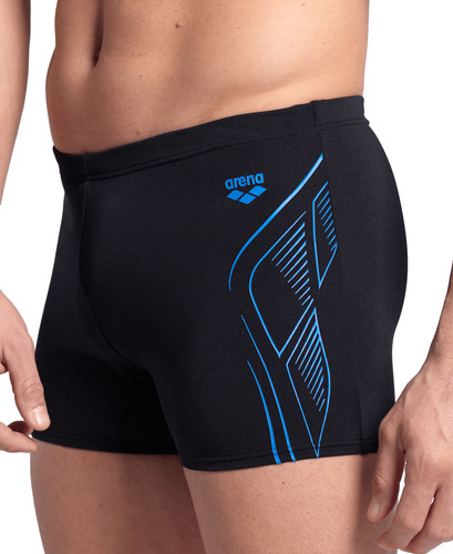38 - Negro - Traje De Baño Corto Arena Performance Reflectin Negro 38