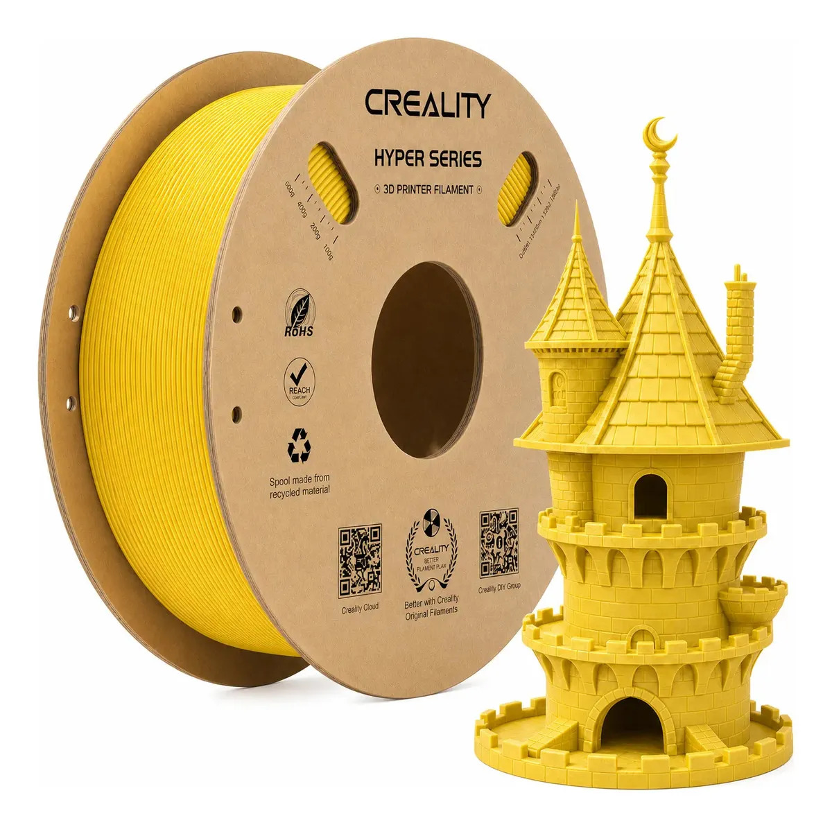 PETG Creality 1kg Amarelo