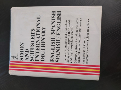 Diccionario Simon And Schuster's Bilingue Esp Ingl Oferta