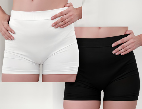 Paquete 2 Short Licra Mujer, Corto, Deportivo, Boxer, Biker