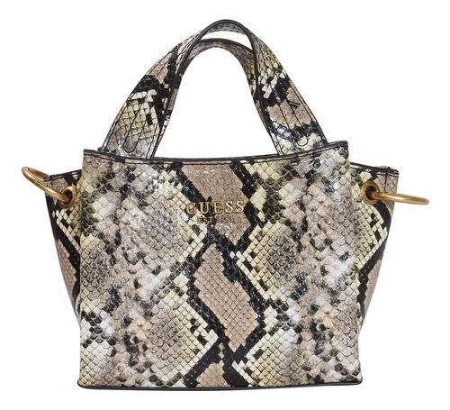 ~? Guess Zed Mini Novia Carryall, Natural Python