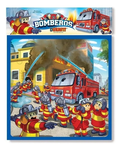 Puzzle Bomberos Grande 24 Piezas Duravit 