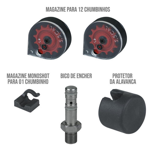 Espingarda De Mola 5.5 Pcp Hatsan Flash Long Customizada