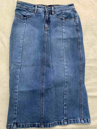 Falda Jeans Zara Talla 26. Usada (Usado)