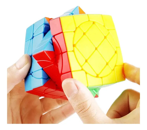 Cubo 4x4 Crazy Sengso Circular V1 O V2 Stickerless Estructura Sengso Circular 4x4 V2