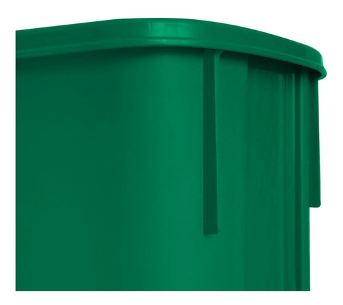 4 Pack Bote De Basura Rectangular 4l Color Verde