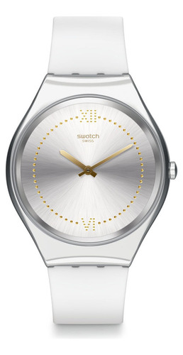 Reloj Swatch Skindoree Syxs108 Color de la correa Blanco