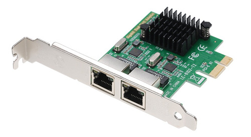 Placa De Servidor De Rede 2 Portas Gigabit 1000m Pci-e