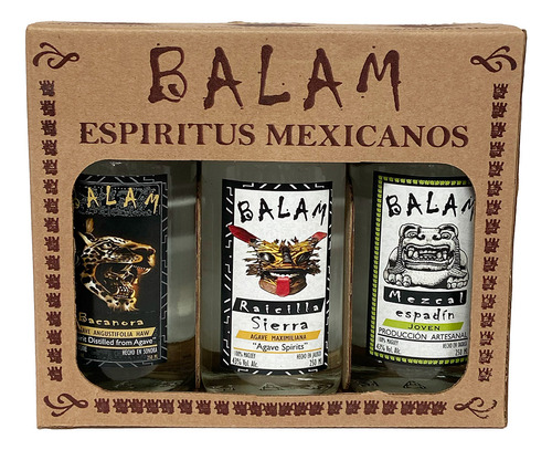 Tripack Estuche Balam Espíritus Mexicanos 250 Ml