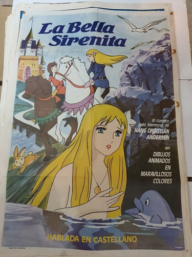 Afiche De Cine Original 1551- La Bella Sirenita-