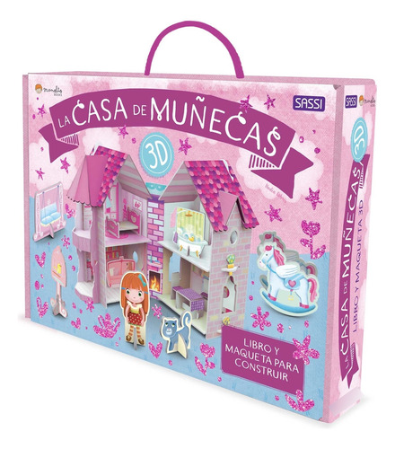 Libro Casa De Muñecas 3d Col Cartón 3d Libro + Maqueta