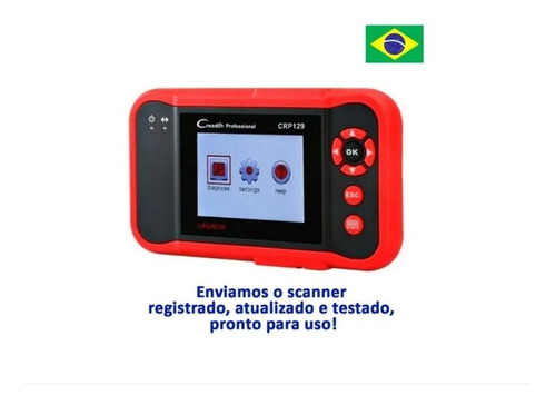 Launch Creader Viii 8 Scanner Automotivo Obd2 Português 