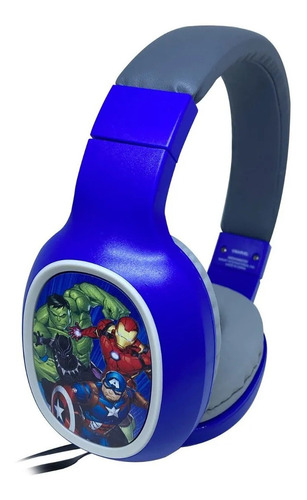 Audifono Avengers Teen Azul Micrófono Incorporado - Marvel