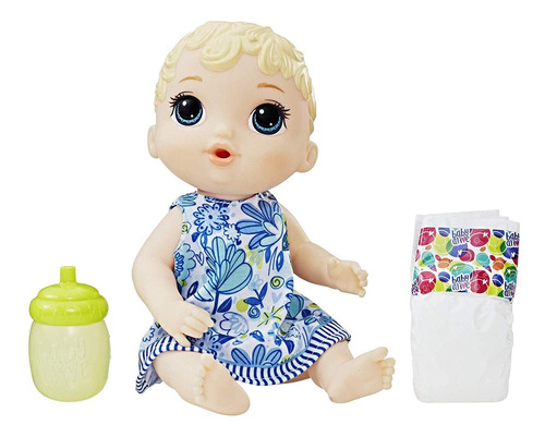 Baby Alive Has-e-ax00 Lil Sips - Juguete Para Bebé Rubio