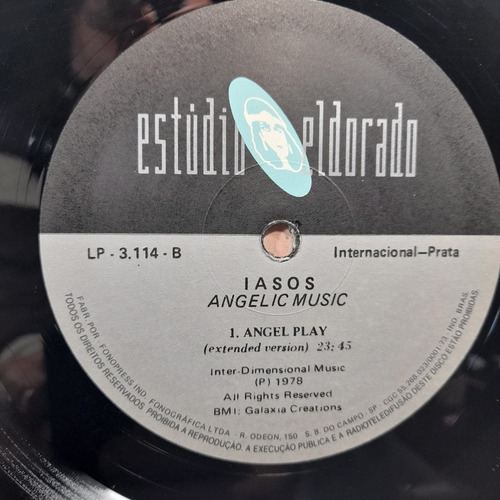 Imagem 4 de 6 de Vinil Lp Iasos Angelical Musica Ótimo Estado 1978