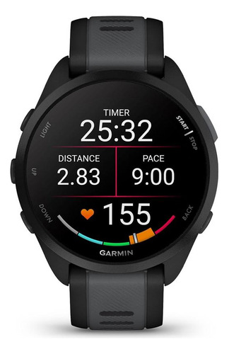 Relógio Smartwatch Garmin Forerunner 165 Music Amoled Preto