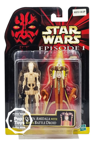 Hasbro - Star Wars - E1 - Queen Amidala With Battle Droid