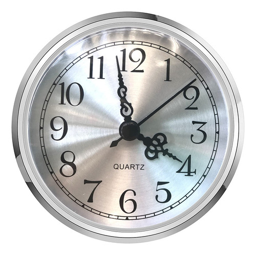 Plata - Mecanismo De Reloj De Cuarzo De 90 Mm New Craft