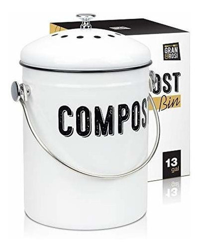 Elegante Contenedor De Compost De Cocina De Granja - 100% A