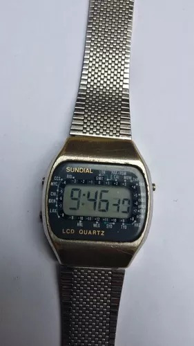 Reloj De Pulsera Vintage Sundial Quartz 