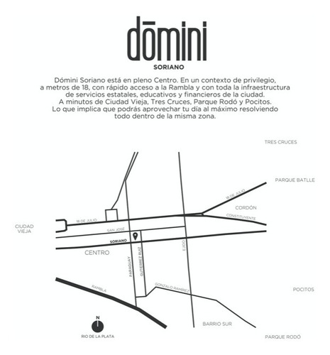 Imagen 6 de 14 de Venta Apartamento 1 Dormitorio Con Patio Centro - Edificio Dómini Soriano