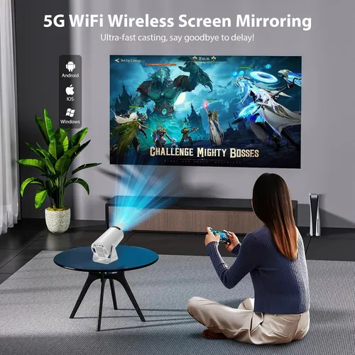Proyector Mini Portatil 4k Android Wifi Bluetooth Hdmi Tv