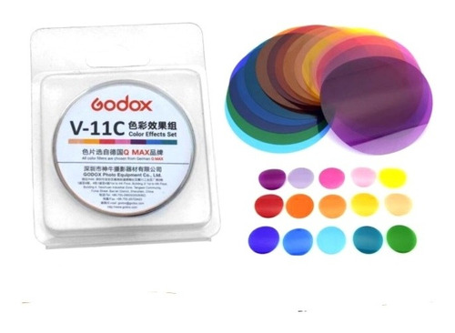 Set Geles De Colores Godox V-11c 