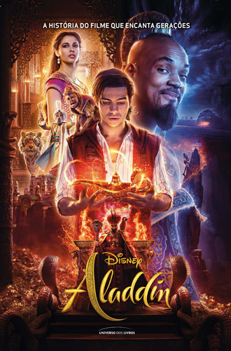 Aladdin: A história que encanta gerações, de Rudnick, Elizabeth. Universo dos Livros Editora LTDA, capa mole em português, 2019