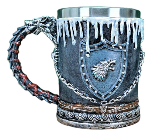 Caneca Game Of Thrones Winter Is Coming Stark Coleção