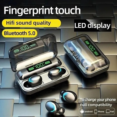 4 Audífonos Inalámbricos Bluetooth F9 9d Tws 5.1