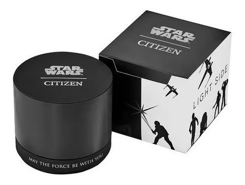 Citizen Rebel Pilot Jg2108-52w Star Wars ........ Dcmstore Color de la correa Negro Color del bisel Plata Color del fondo Negro