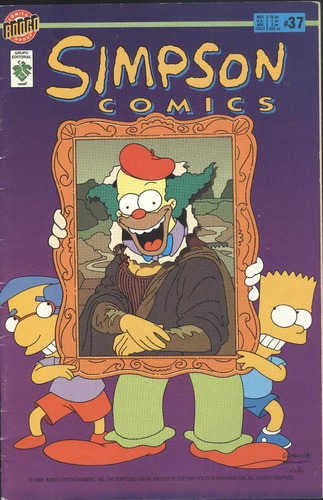 Simpson Comics # 37 - Fuego Eterno Del Reverendo Alegría 