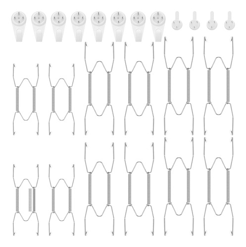 12 Ganchos Para Platos De Pared De Acero Inoxidable Ganchos
