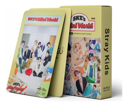 Photocard Kpop Stray Kids Mini Word Corean Pop 54 Tarjetas