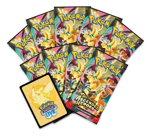 Treinador Avançado Pokémon Inglês Ascended Heroes Etb | MercadoLivre