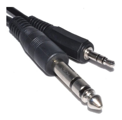 Cable De Plug Stereo 6.3 Mm Macho A 3.5 Mm Macho 3 M