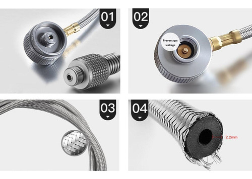 Estufa A Gas, Adaptador De Recarga, Quemador, Conector De