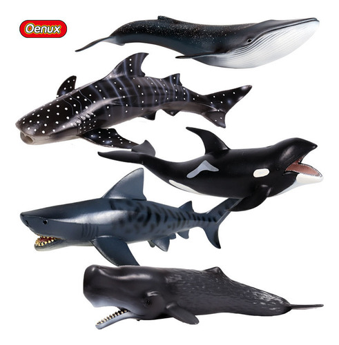 Set De 9 Depredadores Oceánicos Para Niños 0.24kg