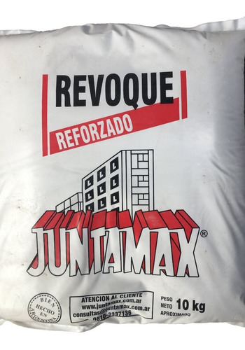 Revoque Reforzado Juntamax X 10 Kg