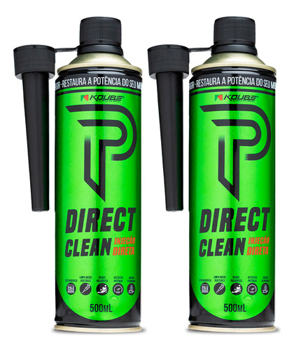 Direct Clean Consumo De Combustível 2 Unidades Com Aplicador