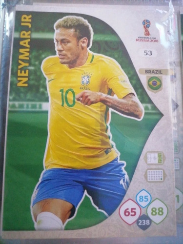 Carta Adrenalyn Neymar Jr - Mundial Rusia 2018 Team