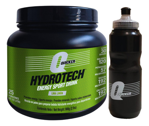 Hidratante Energética Hydrotech Lima Limón 908g Whey