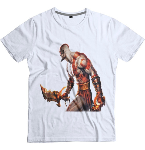 Remera Kratos God Of War Street Figther Mortal Kombat D121
