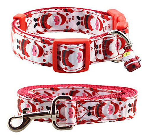 Bolbove Ajustable Mascotas Festiva Santa Collar Y Ssl2l