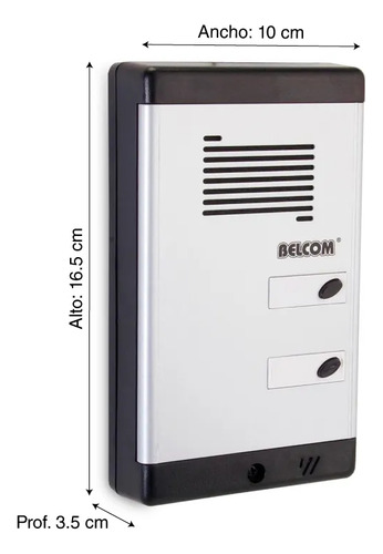 Portero Digital 2 Puntos Belcom Bdd-2l3m Linea Edificio